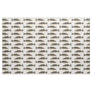 Tissu Tissus de Motif de poisson de basse carrelée