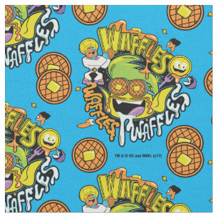 Tissu Titans Ados, allez !   Beast Boy Waffles