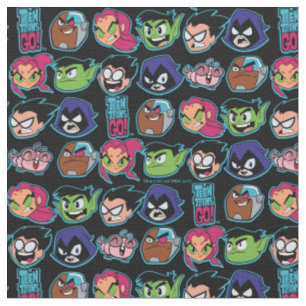 Tissu Titans Ados, allez !   Titans Motif en chef