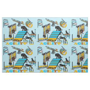 Tissu Toile d'agilité pour amoureux de les chiens
