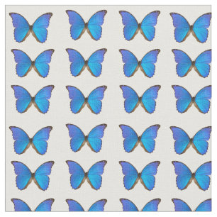 Tissu Toile de coton Blue Morpho Butterfly