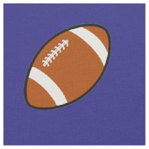 Toile de football bleu