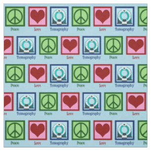 Tissu Tomographie de l'amour pour la paix