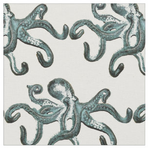 Tissu Tonnerre-Cove d'Octopus bleu