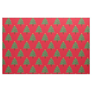 Tissu Tonnerre d'arbre de Noël