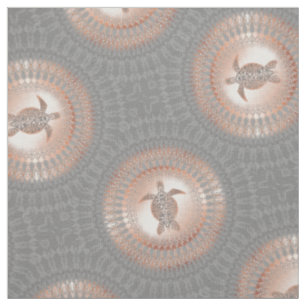 Tissu Tortue rose Gold Grey Élégante Côte