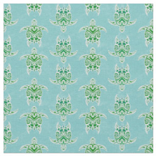 Tissu Tortues de mer vertes de Seagreen