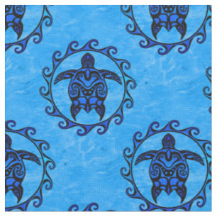 Tissu Tortues maories tribales de Sun