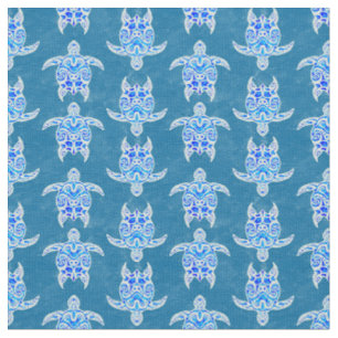 Tissu Tortues marines de la tribu bleue Honu