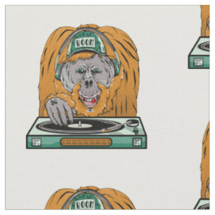 Tissu Tourne-disque d'Orangoutan