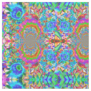 Tissu Tournesol bleu, toile d'aquarelle de tournesol ros