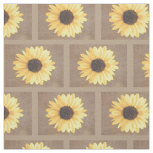 Tissu Tournesol en galets russes