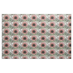 Tissu Tournesol rose pâle