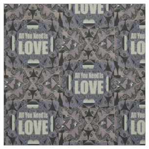Tissu Tout que vous avez besoin est amour