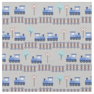 Tissu Trains et chemins de fer dans les lignes
