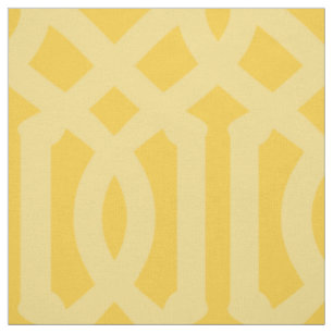 Tissu Trellis jaune doux Grande échelle