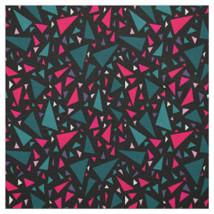 Tissu Triangles bleu écarlate couleurs sur arrière - pla
