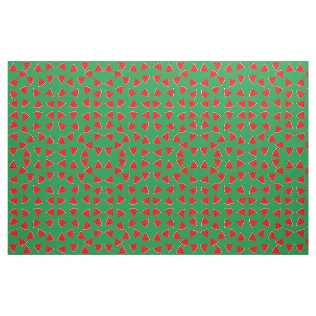 Tissu Triangles Motifs de pastèque (Fat Quarter)