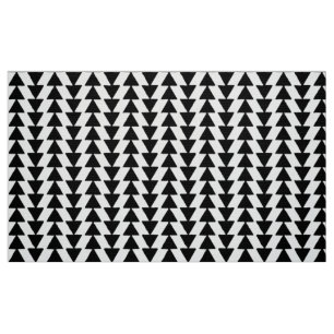Tissu Triangles noirs et blancs