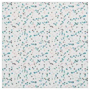Tissu Tropic Breeze Turquoise & Pink Confetti Dots Motif