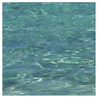 Tissu tropical bleu de l'eau du Tahiti