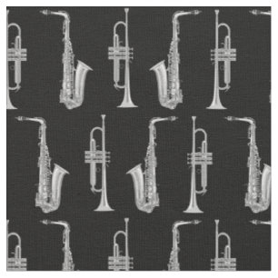 Tissu Trumpet musicien saxophone Musique de jazz