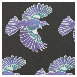 Tissu Tui Bird Nouvelle-Zélande Vol
