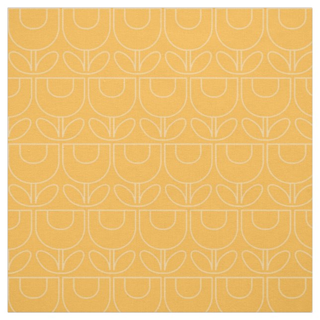 Tissu Tulip jaune (Échantillon)