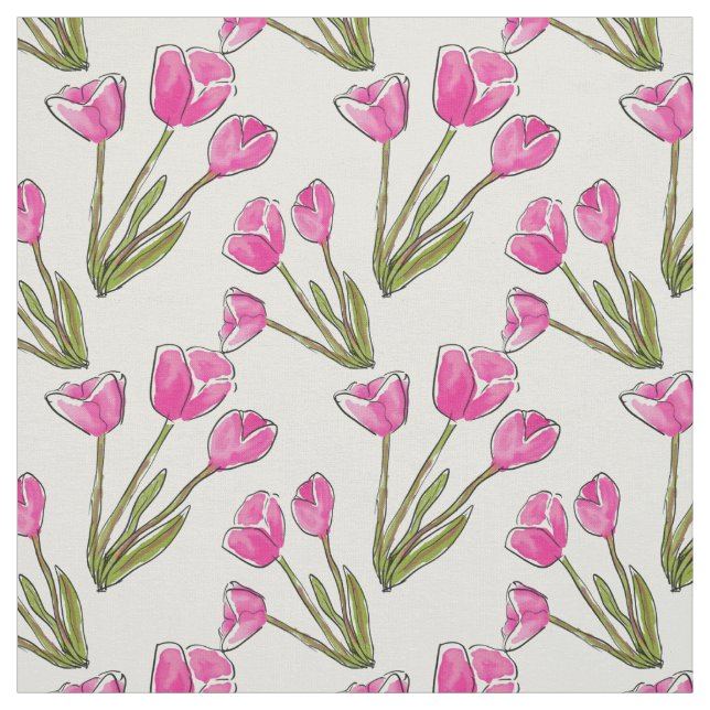 Tissu Tulipe (Échantillon)