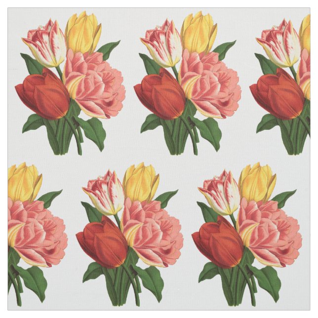Tissu Tulipes (Échantillon)