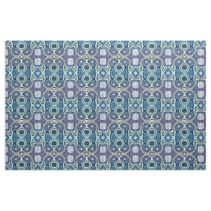 Tissu Turquoise Blue Mint Green Violet Bali Batik Motif