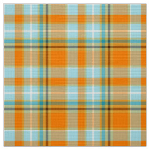 Tissu Turquoise et coutume orange de cm