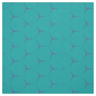 Tissu turquoise géométrique de nid d'abeilles