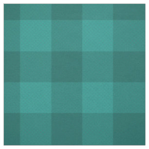 Tissu turquoise turquoise à damiers plaid
