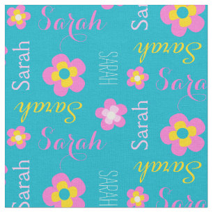 Tissu typographique de rose nommé fait sur
