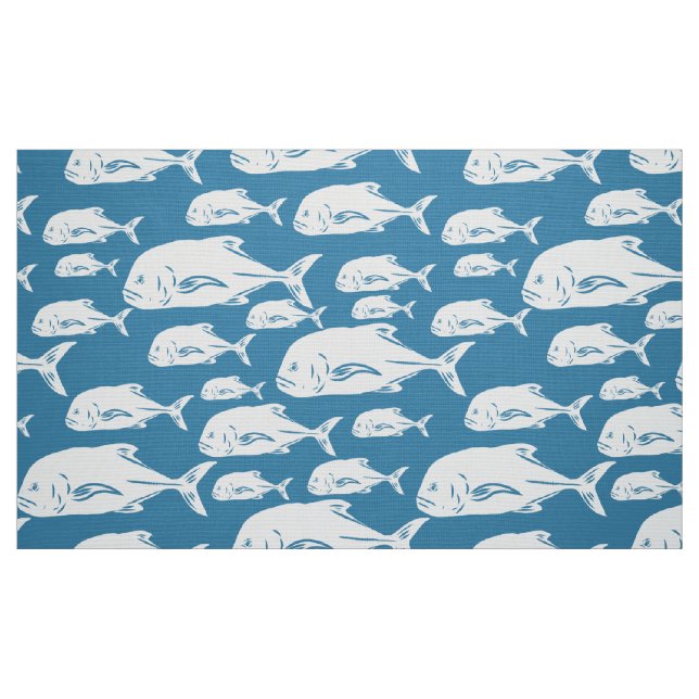 Tissu Ulua et papio motif (Fat Quarter)