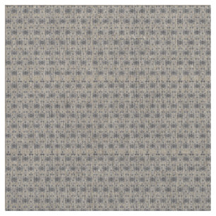 Tissu Un design monochrome symétrique présentant des mot