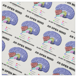Tissu Un esprit ouvert est principal au cerveau de