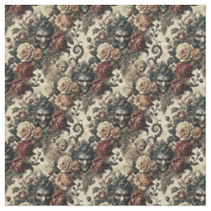 Tissu Un Sanctum Savoureux - Carrelage Gothique Dense