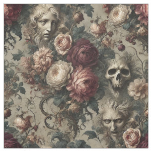 Tissu Une floraison à tenir - Carreau de déclaration got