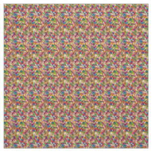 Tissu Une pièce d'art moderne vibrant mettant en vedette