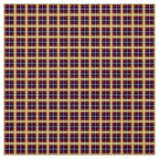 Tissu Université Winthrop Tartan