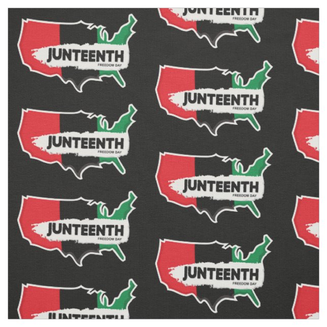 Tissu USA Carte Jeudi 11ème Journée de la Liberté (Échantillon)