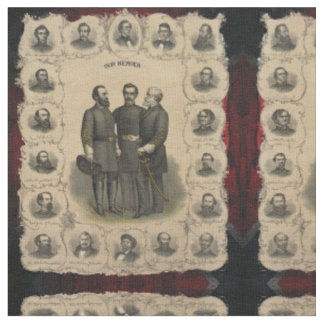 Tissu 🏛️ USA Guerre civile Héros Histoire