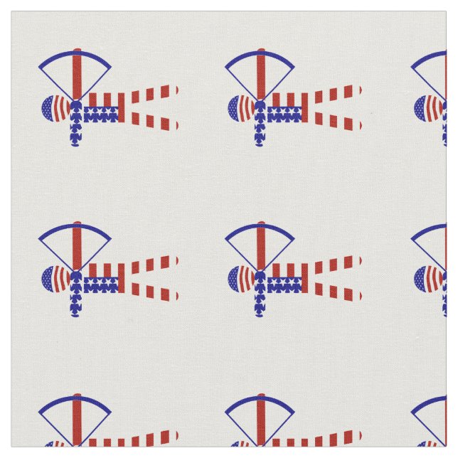 Tissu USA Patriotic ARCHERY (Fermer)