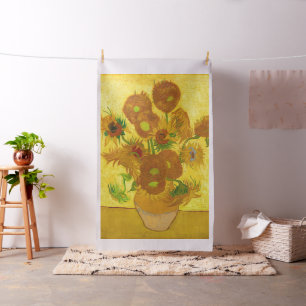 Tissu Van Gogh Quinze Tournesols Dans Un Vase Art