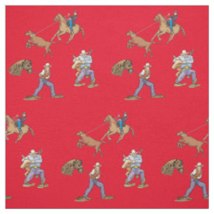 Tissu Vapeur de chevaux des Cowboys occidentaux