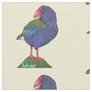 Tissu Vector takahe New Zealand Bird