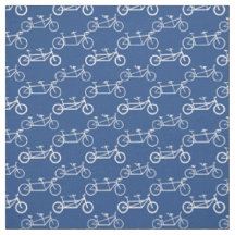 Vélo Tandem blanc en bleu