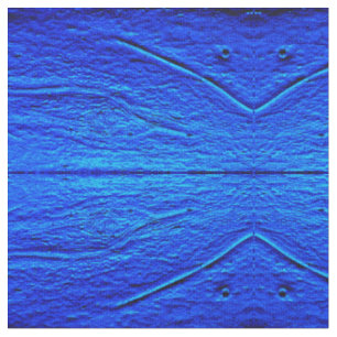 Tissu Verre de l'église en bleu